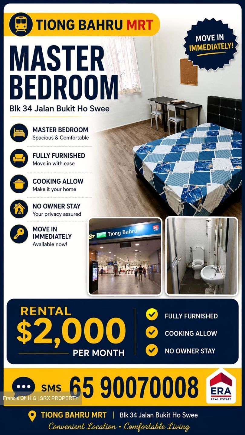 Blk 34 THE BEO CRESCENT (Bukit Merah), HDB 3 Rooms #597801911